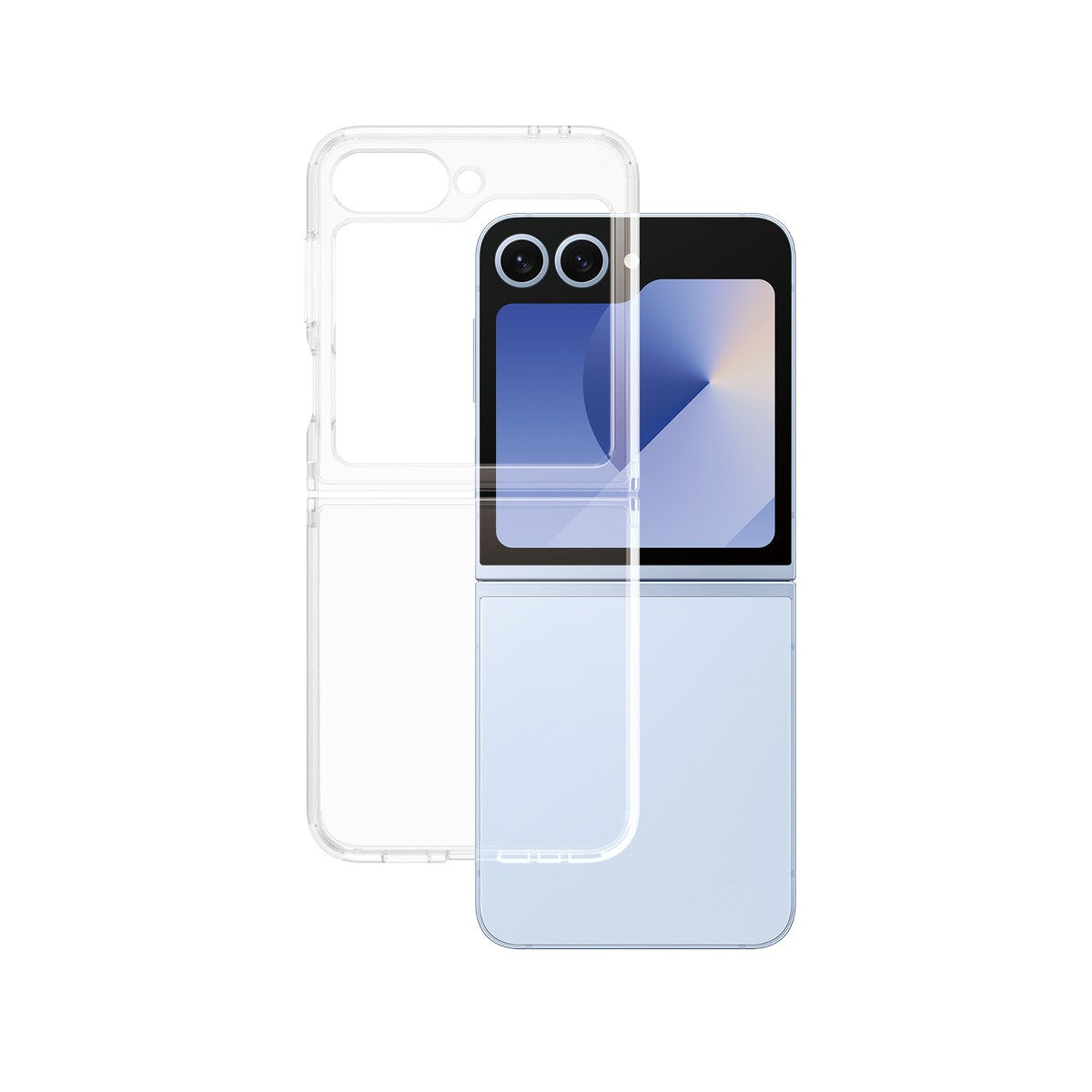 CARE by PanzerGlass® Flagship Case Urban Combat m. Klarer Rahmen Samsung Galaxy Z Flip7 FE | Flip6